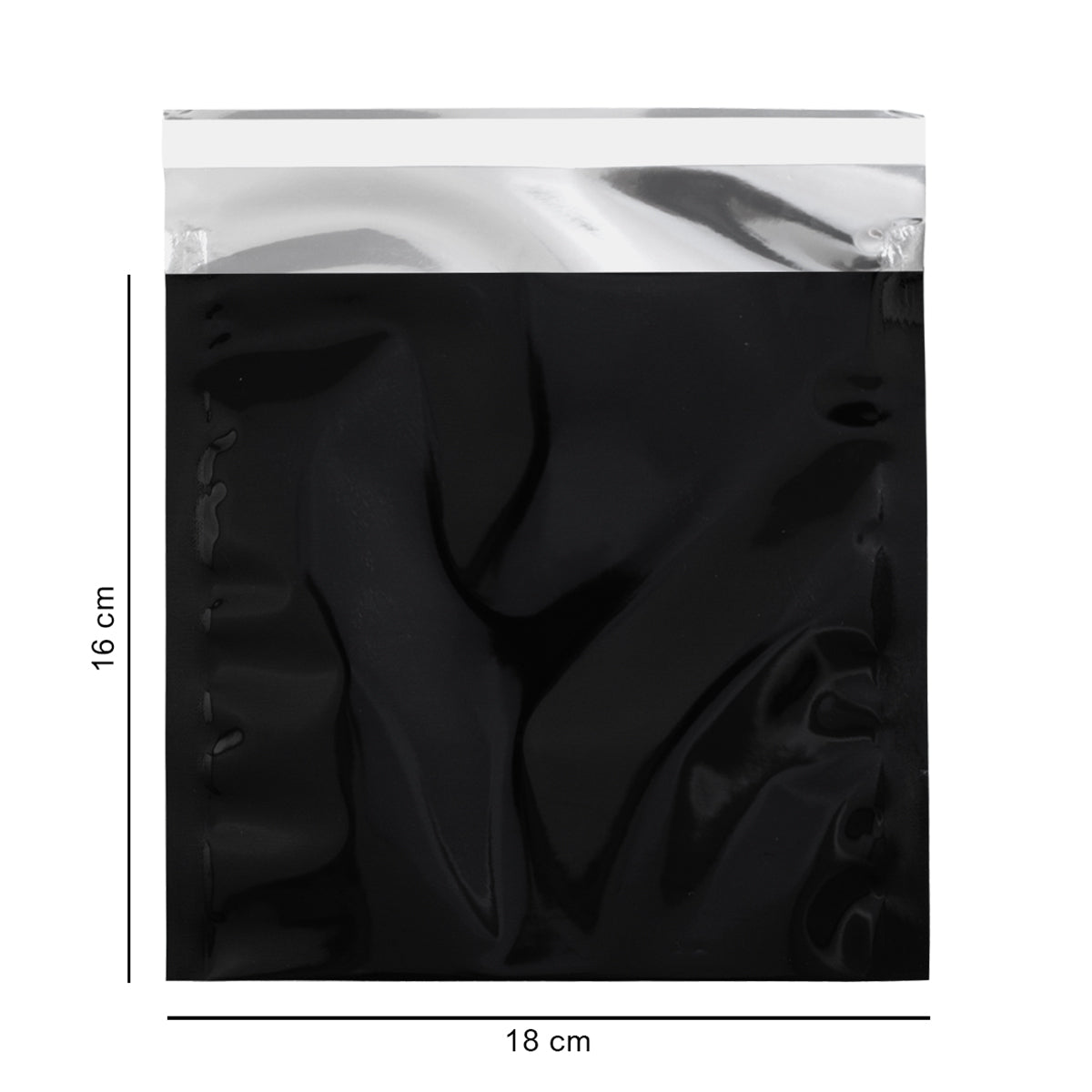 18*16 cm чорний глянцевий