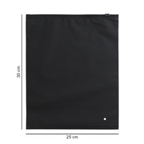 25*30 cm зіп-пакет зі слайдером напівпрозорий чорний