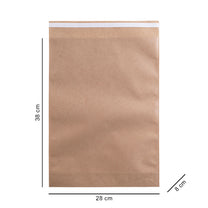 28*38*8 cm крафтовий коричневий з розширеним дном
