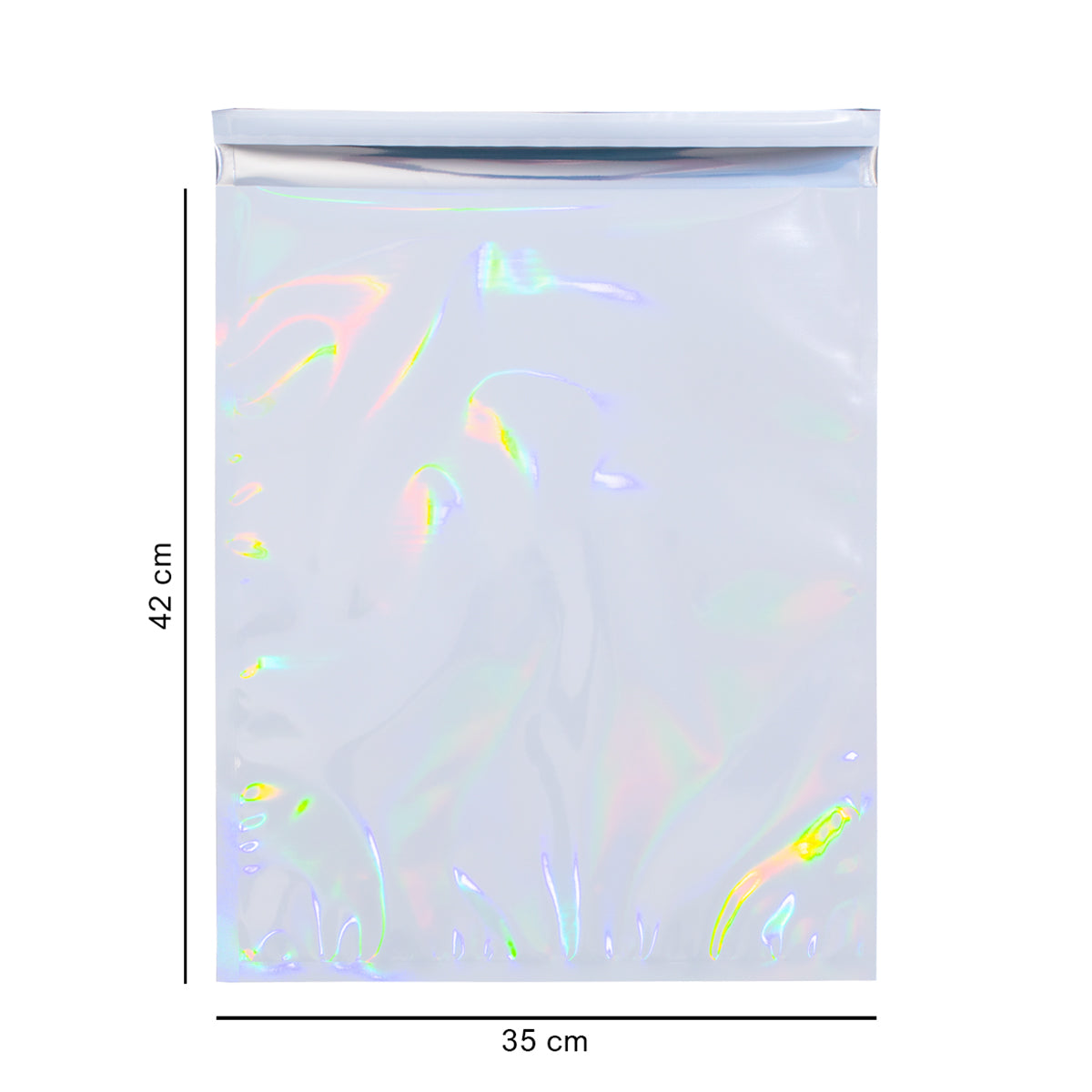 35*42 cm білий голографічний