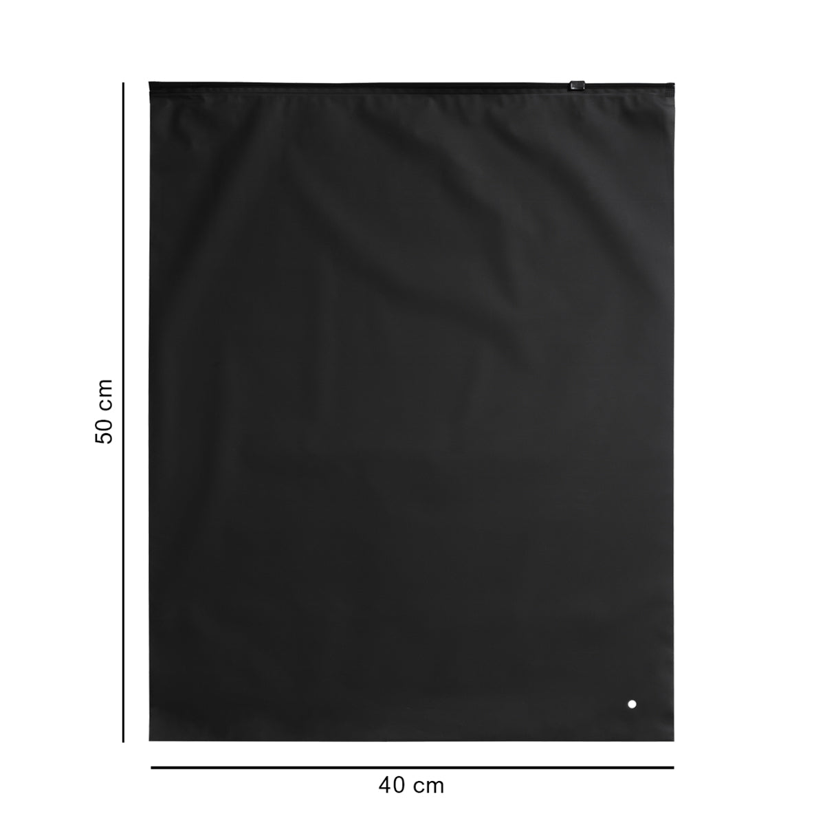 40*50 cm зіп-пакет зі слайдером напівпрозорий чорний