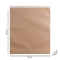 42*45*10 cm крафтовий коричневий з розширеним дном